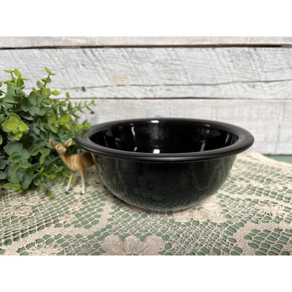 Pyrex Black 322 Clear Bottom Mixing Bowl
